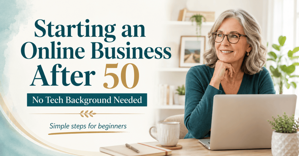 Starting an Online Business After 50 With No Tech&nbsp;Background
